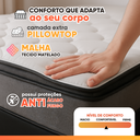 Ver imagem 7 de Cama Box Casal Colchão Gazin Molas Ensacadas Pillow Maximus Cinza/preto 138x188x62cm