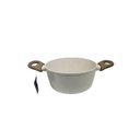 Ver imagem 3 de Panela Caçarola Cerâmica Antiaderente Marmol Indução 24 Cm