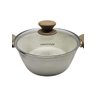Panela Caçarola Cerâmica Antiaderente Marmol Indução 24 Cm - 1