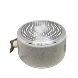Panela Caçarola Cerâmica Antiaderente Marmol Indução 24 Cm - 5