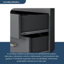Ver imagem 4 de Cômoda 5 Gavetas Primacy Preto/Black