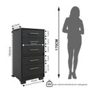 Ver imagem 3 de Cômoda 5 Gavetas Primacy