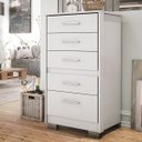 Ver imagem 1 de Cômoda 5 Gavetas Primacy Branco