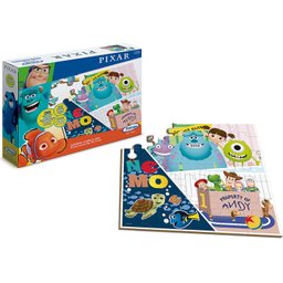 Quebra Cabeça Big Madeira Pixar Disney 35 Peças Xalingo - 1