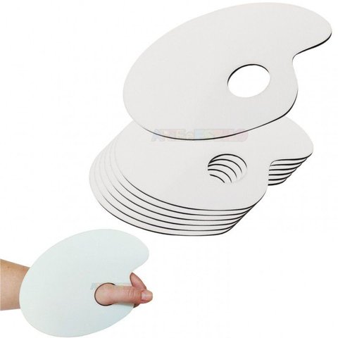 Paleta de Pintura Magitel Branco 25x16 - Pacote com 6 Unidades