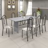 Conjunto de Mesa 180x75cm Tampo Granito com 8 Cadeiras Bianca  - 1