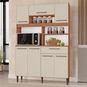 Ver imagem 1 de Armário de Cozinha Roma 100% MDF 7 Portas e 1 Gaveta