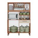 Ver imagem 2 de Armário de Cozinha Roma 100% MDF 7 Portas e 1 Gaveta
