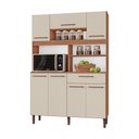 Ver imagem 4 de Armário de Cozinha Roma 100% MDF 7 Portas e 1 Gaveta