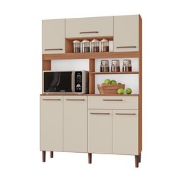 Armário de Cozinha Icaraí 100% MDF Tuboarte 7 Portas e 1 Gaveta - 4