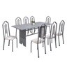 Conjunto de Mesa 180x75cm Tampo Granito com 8 Cadeiras Bianca  - 2