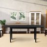 Conjunto Mesa de Jantar Tampo MDF 2,0m e 6 Cadeiras Tiê CabeCasa MadeiraOriginals - 9