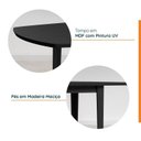Ver imagem 5 de Conjunto Mesa de Jantar Tampo MDF 2,0m e 6 Cadeiras Tiê CabeCasa MadeiraOriginals Preto