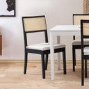 Ver mais imagens de Conjunto Mesa de Jantar Tampo MDF 2,0m e 6 Cadeiras Tiê CabeCasa MadeiraOriginals