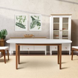 Conjunto Mesa de Jantar Tampo MDF 1,60m e 4 Cadeiras Tiê CabeCasa MadeiraMadeira - 8