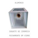 Ver imagem 2 de Pendente Retangular Uso Externo E Interno Com Vidro Em Alumínio