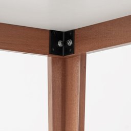 Conjunto Mesa de Jantar Tampo MDF 1,80m e 6 Cadeiras Tiê CabeCasa MadeiraMadeira - 16