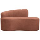 Ver mais imagens de Sofá Curvo Orgânico Plaza 2 Pessoas 180cm Bouclê Terracota Sofa Store