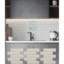 Ver imagem 4 de Kit 20 Placas Painel Parede Decoração Relevo Sustentavel 50cmx50cm Tendencia Cozinha Azulejo 3d Pvc