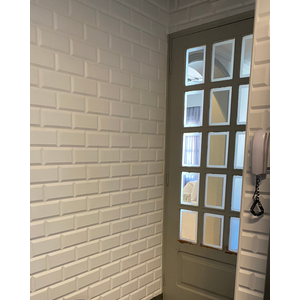 Kit 20 Placas Painel Parede Decoração Relevo Sustentavel 50cmx50cm Tendencia Cozinha Azulejo 3d Pvc