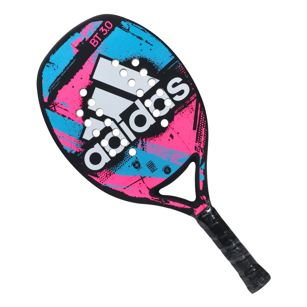 Raquete de Beach Tennis Adidas Bt 3.0 - Preta Azul e Rosa