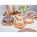 Ver imagem 2 de Kit Boleira + Manteigueira + Porta Frios Bambu + Porta Queijo