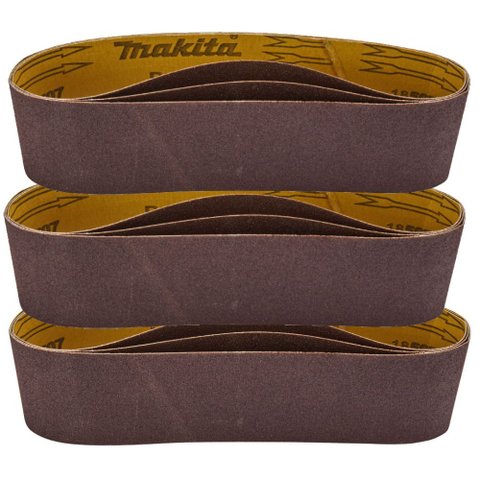 Cinta de Lixa com 3 Unidades - G150 - D-59396 - Makita Cinta Lixa 100mmx610mm G150 C/ 3und D-59396 M