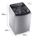 Ver imagem 4 de Lavadora de Roupas Electrolux LEH17 Perfect Care com Água Quente/Vapor e Painel Touch 17kg