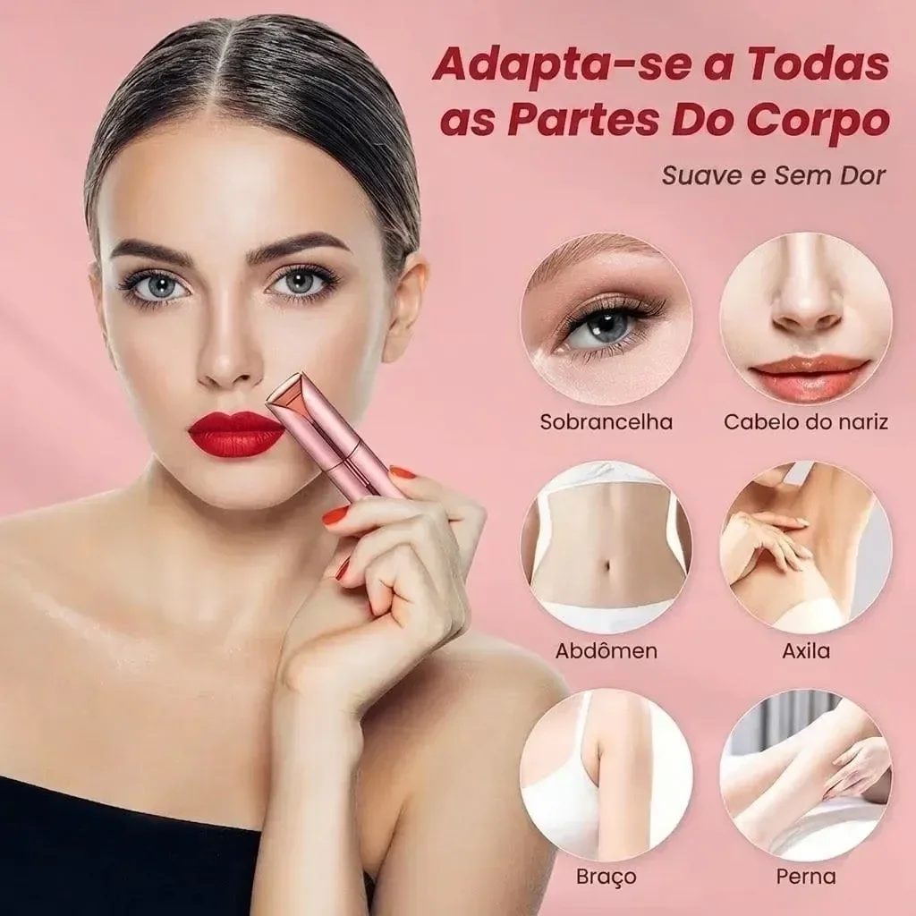 Ver imagem 3 de Caneta Depiladora Facial Elétrica Removedor de Pelos sem Dor