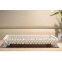 Ver imagem 6 de Bandeja Mdf Pérola Decoração Casa Bancada Cozinha Taças Perfume B088