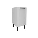 Ver imagem 1 de Gabinete de Cozinha Modulado Cz-3303 S/ Tampo C/ 1 Porta 40cm Branco - Tecno Mobili