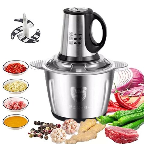 Processador de Alimentos 3 Funções 3 Velocidades 1800W Inox Bivolt