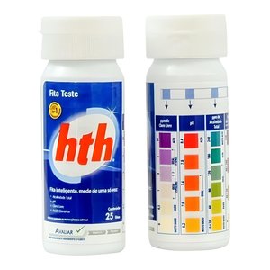 Fita Teste Ph Cloro e Alcalinidade para Pisci/nas - Hth