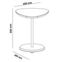 Ver imagem 5 de Mesa Apoio para Sala de Estar 45 Cm 4581 Terracota Arly Terracota