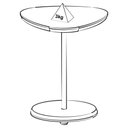 Ver imagem 6 de Mesa Apoio para Sala de Estar 45 Cm 4581 Terracota Arly Terracota
