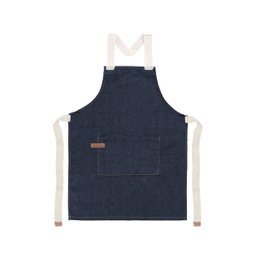 Avental Jeans Cintura Alça Algodao Bartender Jardinagem 2un - 2
