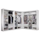 Ver imagem 1 de Closet Modulado 8 Gavetas 15 Prateleiras Branco Amoudi Móveis Branco