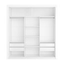 Ver imagem 2 de Closet Modulado 8 Gavetas 15 Prateleiras Branco Amoudi Móveis Branco