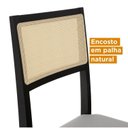 Ver imagem 7 de Conjunto Mesa de Jantar Tampo Vidro e MDF 1,80m e 6 Cadeiras Tiê CabeCasa MadeiraOriginals Preto