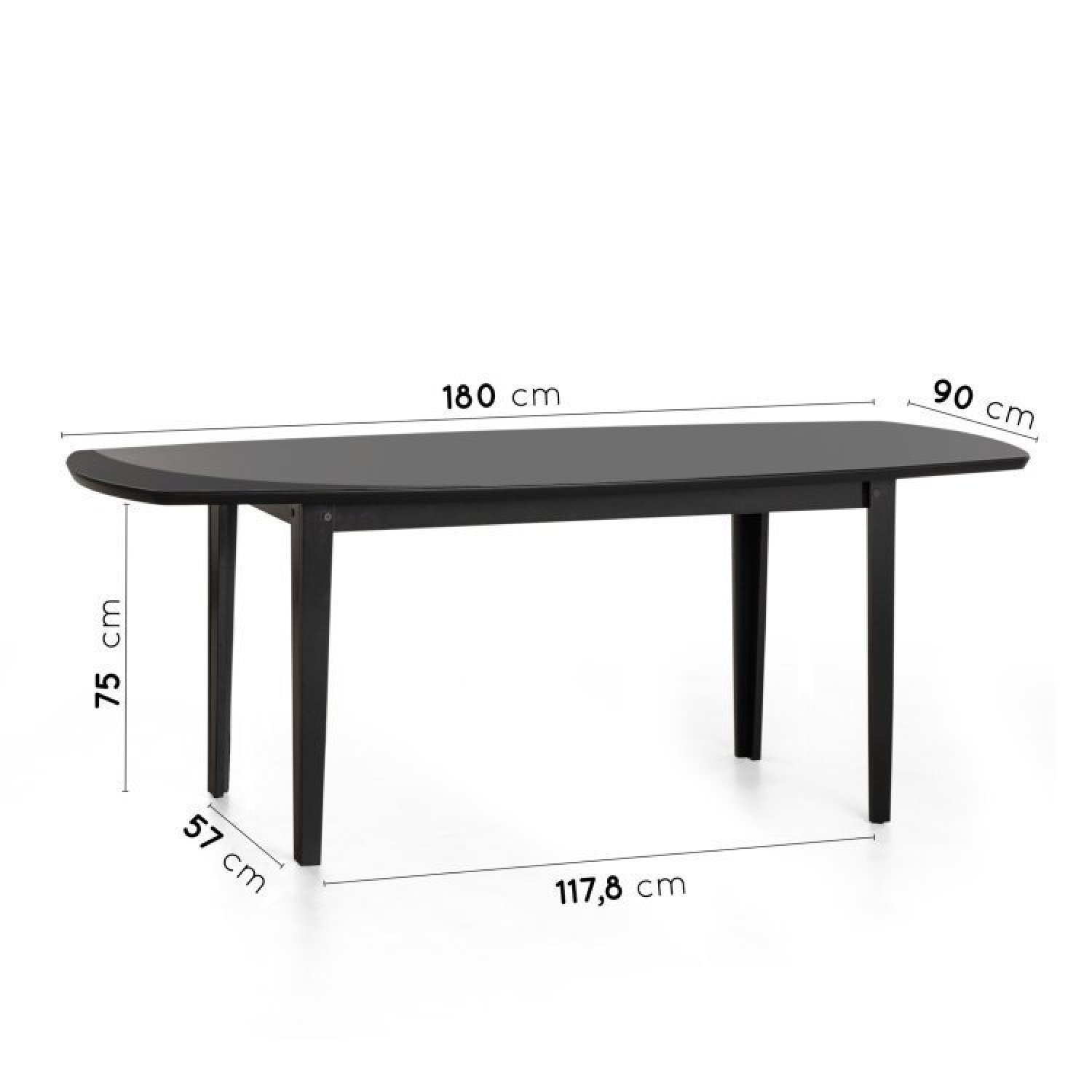 Conjunto Mesa de Jantar Tampo Vidro e MDF 1,80m e 6 Cadeiras Tiê CabeCasa MadeiraMadeira - 2