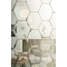Espelho Geométrico Hezagonal Bisotê 30x30cm Painel 5 peças - 7