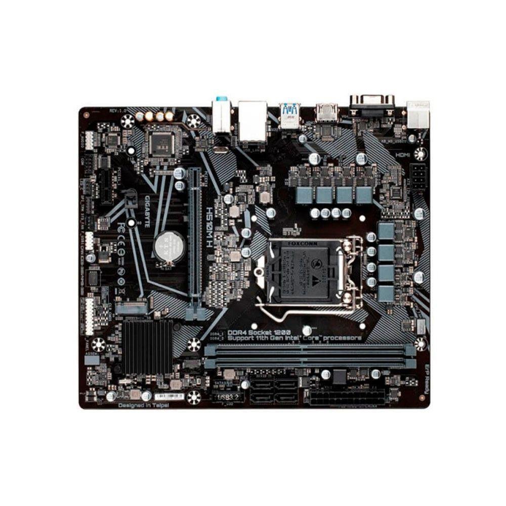 Placa Mae I3/i5/i7 H510m H 10 e 11 Geração Gigabyte Preto