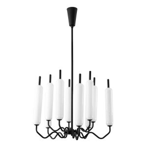 Pendente Isis Preto Led 80w Zr117-bk Starlux St2674