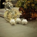 Ver imagem 4 de Puxador Decorativo Móveis Gaveta Vintage Marmore Natural Cômoda Guarda Roupa