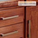 Ver imagem 7 de Guarda Roupa Solteiro com Espelho e Pés 8 Portas 3 Gavetas Paris Lanes Móveis