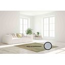 Ver imagem 3 de Tapete Sala Escritório Quadrado 1,50m X 1,50m Antiderrapante:Areia