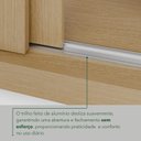 Ver mais imagens de Guarda-Roupa Casal com Espelho 3 Portas 4 Gavetas 100% MDF Ipanema Bege/Jequitibá