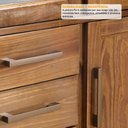 Ver mais imagens de Guarda Roupa Solteiro com Espelho e Pés 8 Portas 3 Gavetas Paris Lanes Móveis