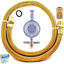 Ver imagem 1 de Kit Instalação Gás Mangueira Cobre 80cm Botijão Glp