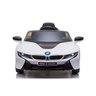 Mini BMW i 8 Coupe Branca Carro Elétrico Infantil A Bateria Para Crianças Motorizado Meninos Meninas - 1